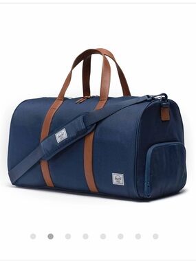 Herschel Supply Company Navy Duffel with Brown Accents BNWOT